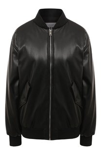 Бомбер из экокожи MSGM