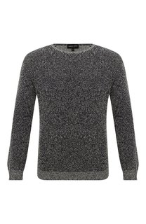 Свитер из хлопка и шелка Giorgio Armani