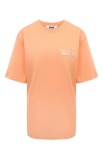 Хлопковая футболка MSGM