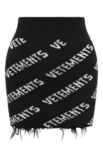 Шерстяная юбка VETEMENTS