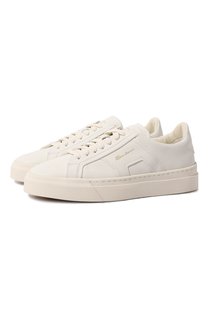 Кожаные кеды Santoni