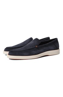 Кожаные лоферы Santoni
