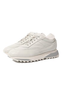 Кожаные кроссовки Santoni