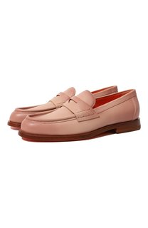 Кожаные лоферы Santoni