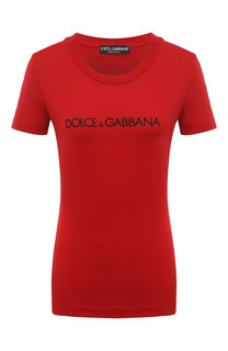 Хлопковая футболка Dolce & Gabbana