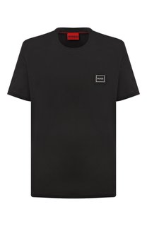 Хлопковая футболка HUGO