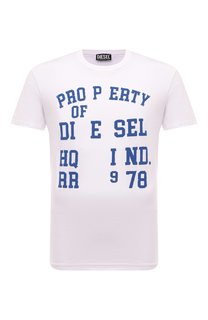 Хлопковая футболка Diesel