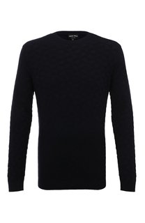 Джемпер из хлопка и кашемира Giorgio Armani
