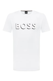 Хлопковая футболка BOSS