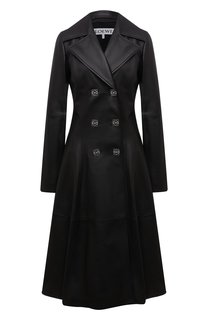Кожаное пальто Loewe