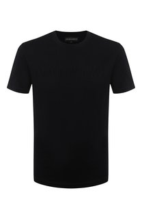 Хлопковая футболка Emporio Armani