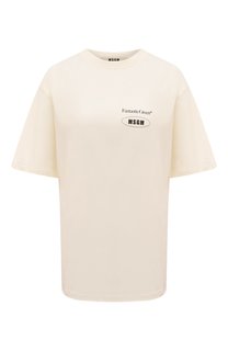 Хлопковая футболка MSGM