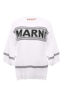 Хлопковый пуловер Marni
