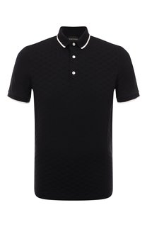 Хлопковое поло Emporio Armani