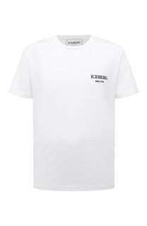 Хлопковая футболка Iceberg