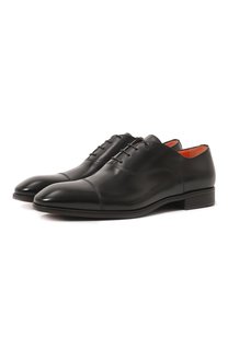 Кожаные оксфорды Santoni