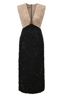 Платье из вискозы и хлопка Gucci