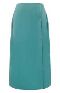 Кожаная юбка Prada