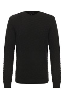 Джемпер из хлопка и кашемира Giorgio Armani