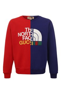 Хлопковый свитшот The North Face x Gucci Gucci