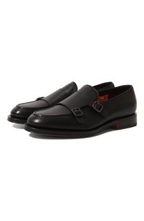 Кожаные монки Santoni