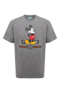 Хлопковая футболка Disney x Gucci Gucci