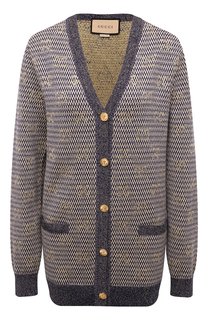 Кардиган из шерсти и вискозы Gucci