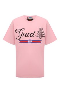 Хлопковая футболка Gucci