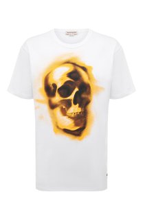 Хлопковая футболка Alexander McQueen