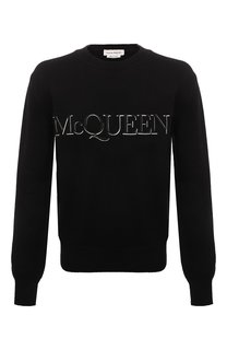 Хлопковый свитер Alexander McQueen