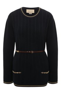 Пуловер из шерсти и хлопка Gucci