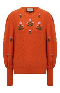 Пуловер из шерсти и хлопка Gucci