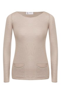 Пуловер из смеси кашемира и шелка Il Borgo Cashmere