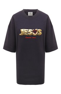 Хлопковая футболка VETEMENTS
