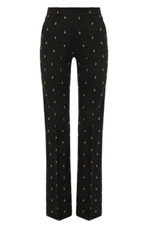 Брюки из хлопка и шерсти Gucci
