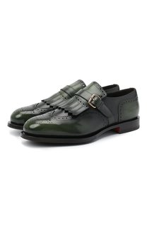 Кожаные монки Santoni