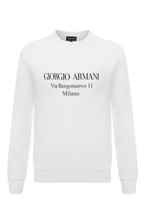 Хлопковый свитшот Giorgio Armani