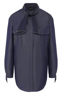 Шерстяная блузка Giorgio Armani