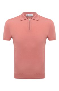 Поло из хлопка и шелка Il Borgo Cashmere