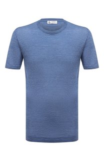Футболка изо льна и шелка Il Borgo Cashmere
