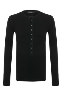 Хлопковый лонгслив Dolce & Gabbana