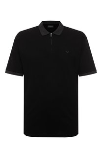 Хлопковое поло Emporio Armani