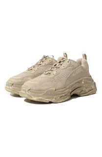 Комбинированные кроссовки Triple S Balenciaga