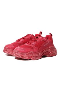 Комбинированные кроссовки Triple S Balenciaga