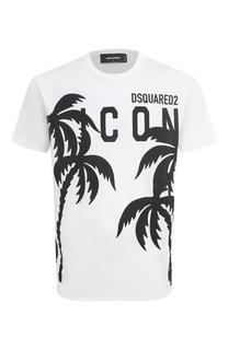 Хлопковая футболка Dsquared2