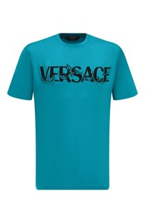 Хлопковая футболка Versace