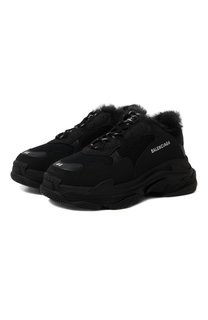 Комбинированные кроссовки Triple S Balenciaga