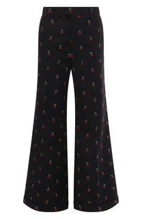 Брюки из хлопка и шерсти Gucci