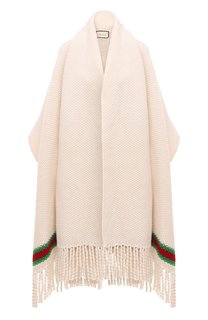 Шерстяная накидка Gucci