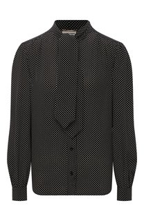 Шелковая блузка Saint Laurent